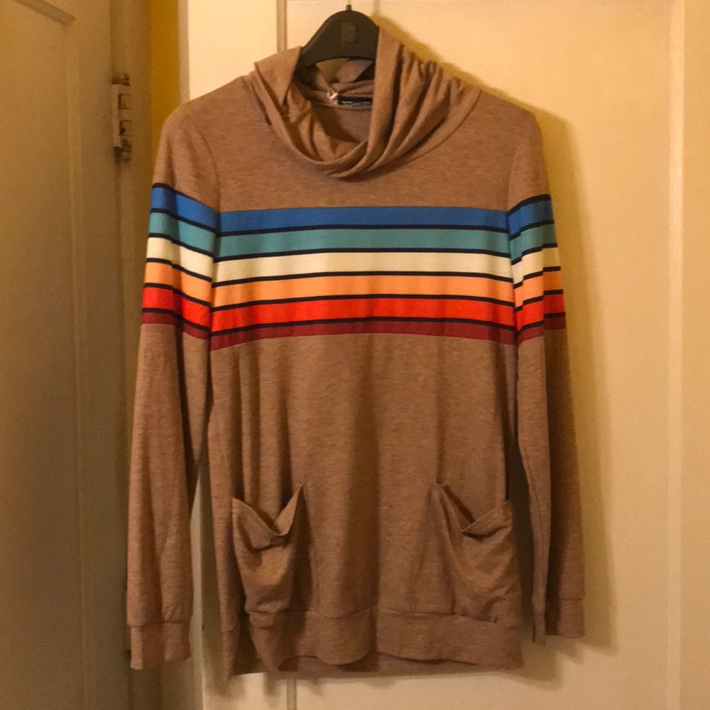Rainbow Turtleneck